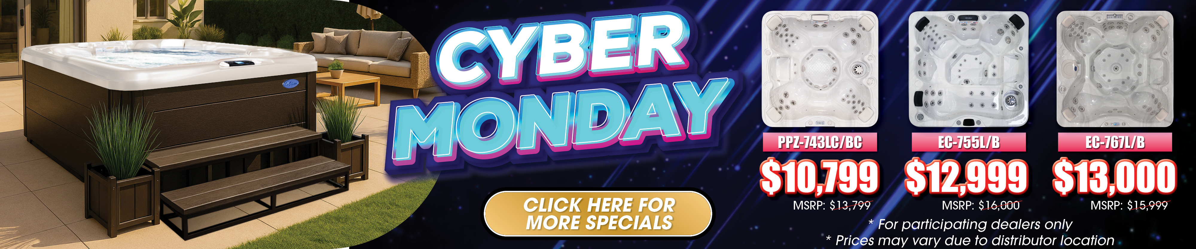 Calspas hot tub being used in a family setting - Bellmore